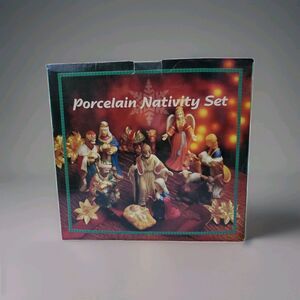 12x Dayton Hudson Christmas Nativity Set Complete Retired Porcelain Figures FLAW